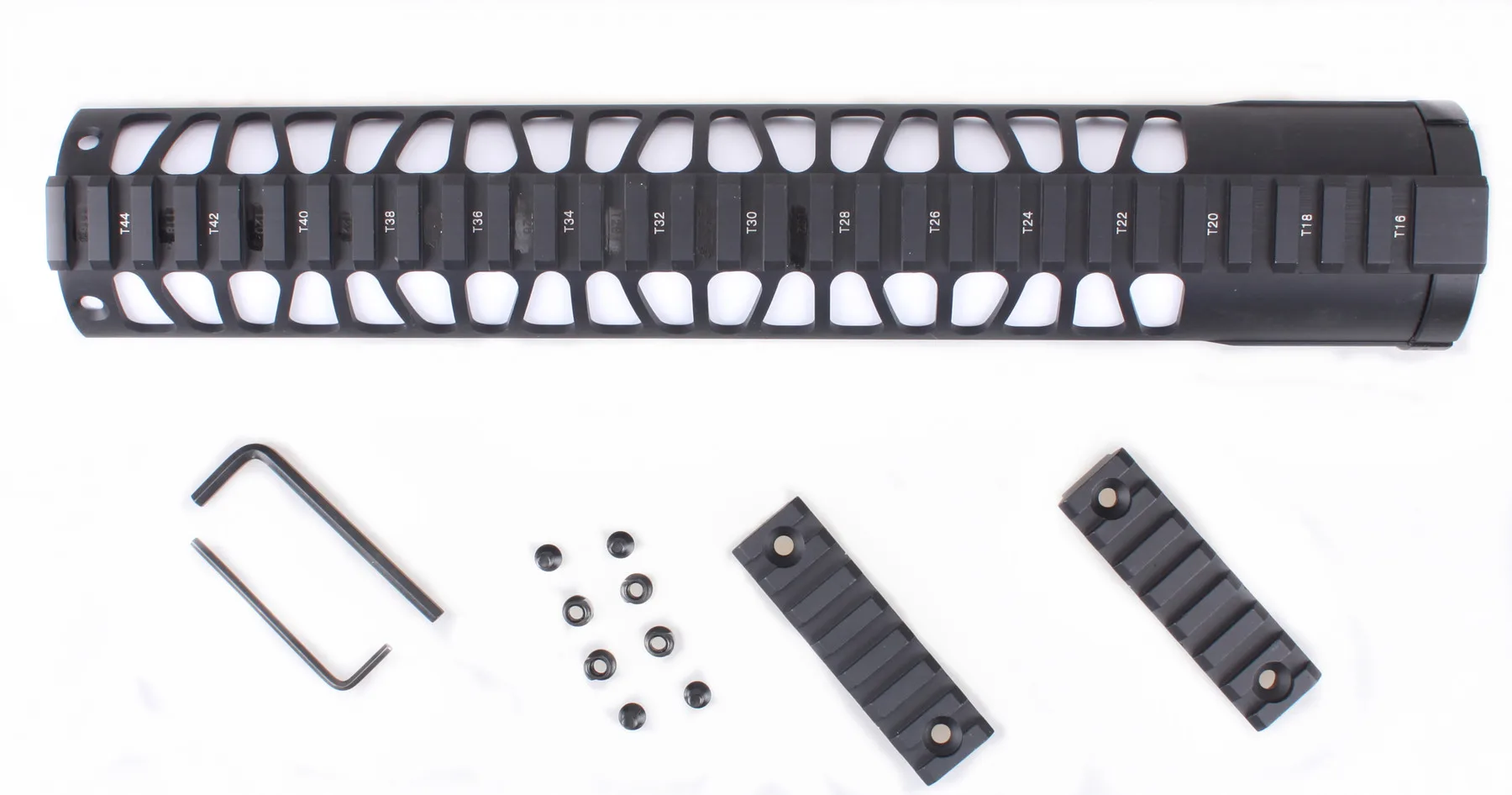 Victoptics KeyMod AR10 свободном 1" Quad Rail Системы 308 с 2 предмета 5" планка Пикатини& шайбы