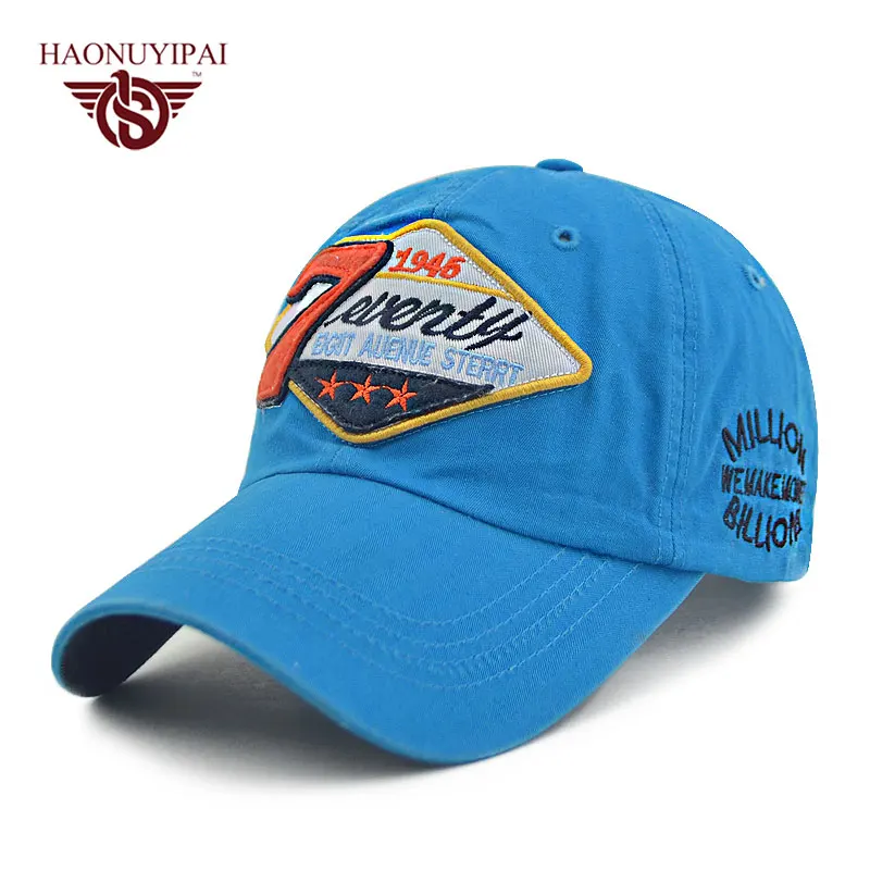 Оптовая Продажа Лето письмо 7 классический Для мужчин женщин шляпа Бейсбол Кепки