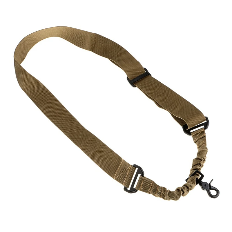 Tactical Single Point Bungee Sling Army Rifle Strap Combat Airsoft Weapon Gun Accessories | Спорт и развлечения