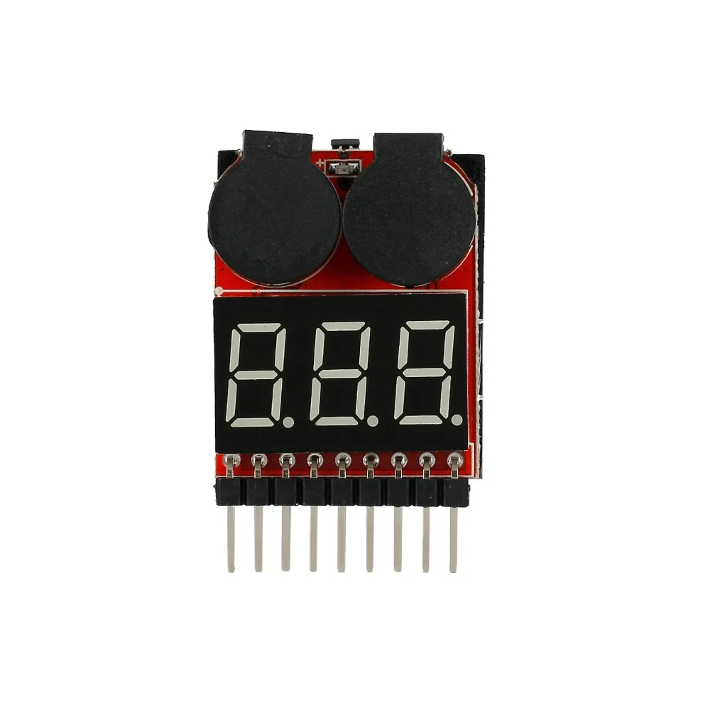 Proster 5Pcs/set 1-8S Lipo/Li-ion/Fe Battery Voltage Tester Low Buzzer Alarm Hot Selling RC Checker | Инструменты