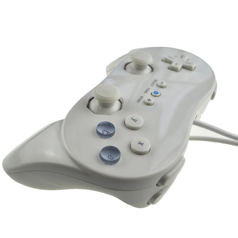 Для wii Mini классический контроллер Pro Черный Белый геймпад для wii пульт дистанционного управления аксессуары для видеоигр джойстик