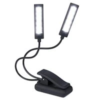 music stand light clip on led lamp no flicker fully adjustable 6 levels of brightness also for book reading orchestra mi
