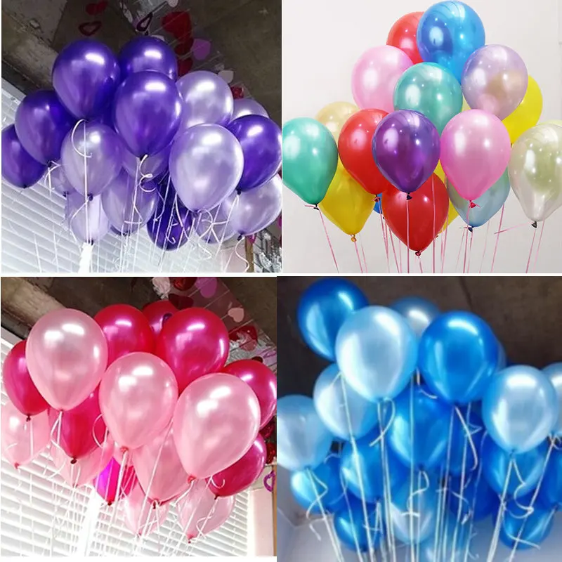 10 шт. 10-дюймовые надувные шары с жемчугом | Дом и сад