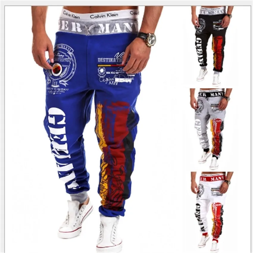 2015 новый штаны мужчины открытый спортивные брюки Emoji бегунов хип хоп свободного