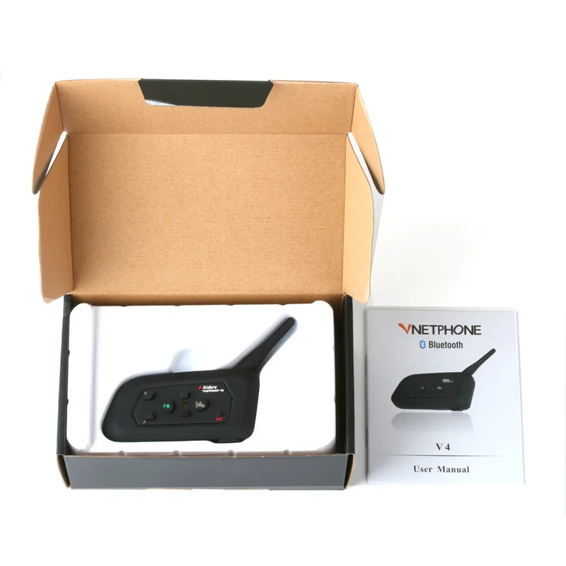 Беспроводные Bluetooth мотоциклетные Интерком наушники VENTPHONE V4 1200 BT мульти интерфон