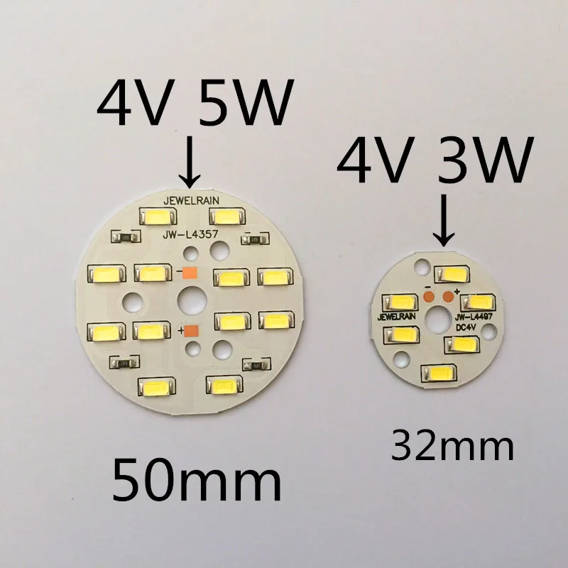 10 шт. маленькая круглая световая панель 4 в светильник мм 5 Вт|board led lights|led lightboard |