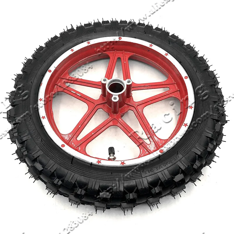 10''Mini Dirt Bike Knobby шины колеса 2,50-10 передние или задние обода и шины внедорожные Мотокросс мини моторрад ребенок