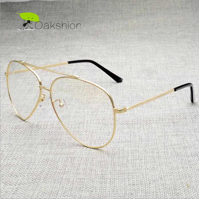 Мужская классическая металлическая оправа в стиле пилота высококачественный