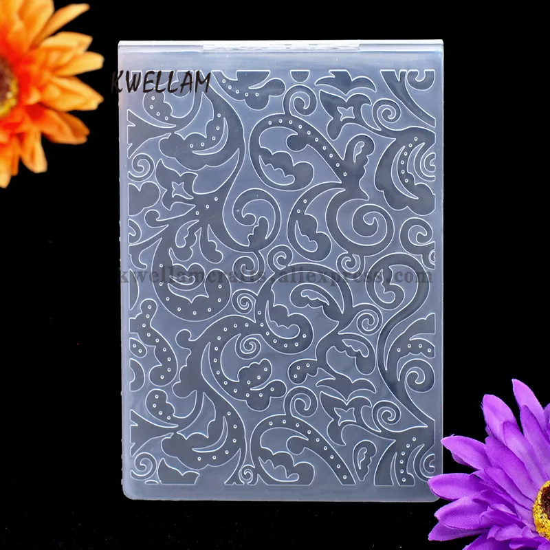 Пластиковая папка для тиснения с листьями 5 скрапбукинга альбом сделай сам