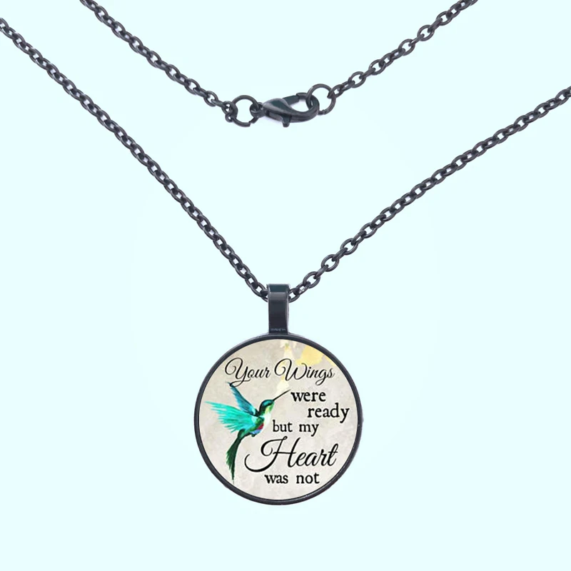 В честь очаровательного ожерелья с кулоном ваши крылья готовы но мое сердце нет