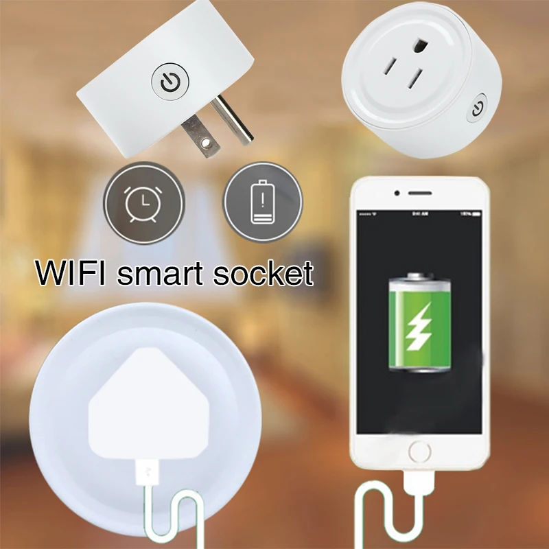 Переключатель Wi-Fi розетка Wi-Fi устройство смарт мини синхронизации эхо смарт-разъем для Amazon Alexa Android IOS Smart WiFi power