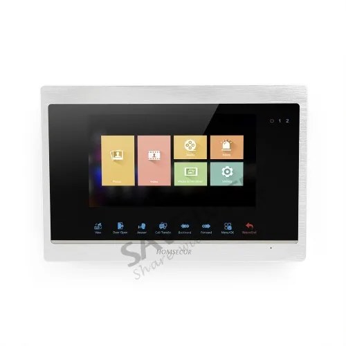 HOMSECUR 7 &quotпроводной видео и аудио умный дверной звонок 1.3MP карта доступа для