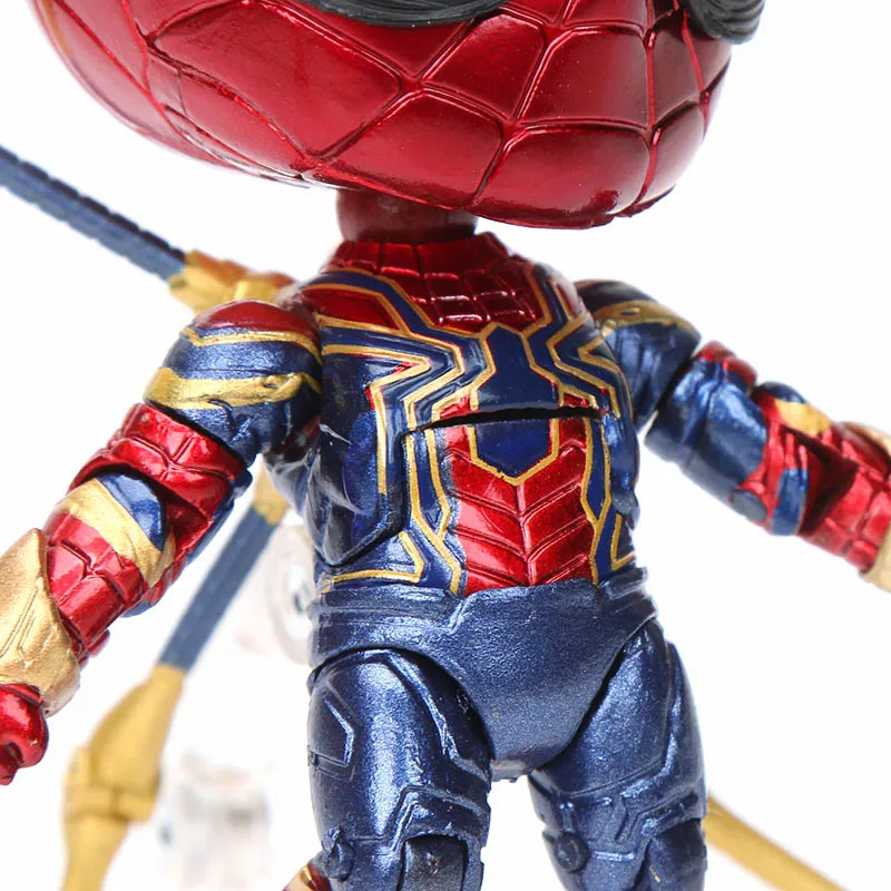 10 см игрушки Marvel Nendoroid 1037 Мстители эндшпиль Железный человек паук ПВХ Фигурка Железный Паук супер герой Коллекционная модель