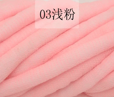 3 pink Зимнее теплое большое трикотажное одеяло, 1 шар, шерстяная пряжа, 500 г, супер мягкая объемная ручная вязка, гигантская Шерсть-ровинг, массивная вязаная петля - Цвет: 3 pink