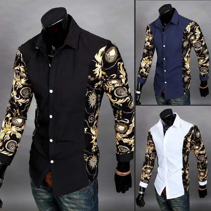 2019 Дешевые Одежда Китай Homen золото сорочка Camisa социальной Masculina рубашки белые