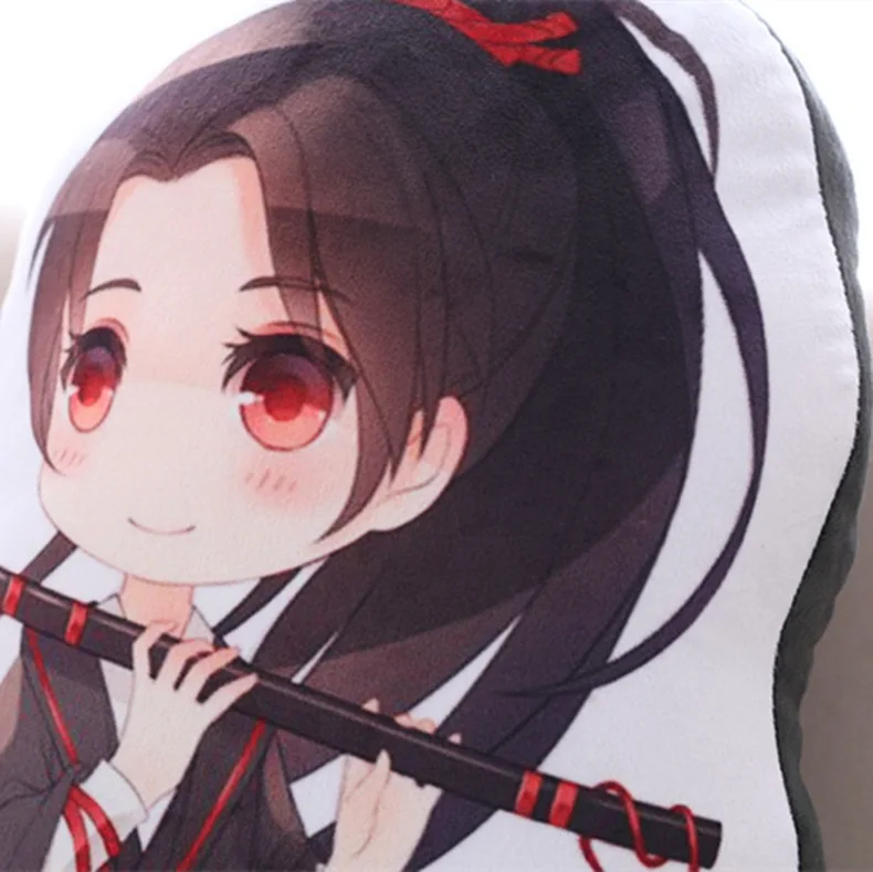 50 см Mo Dao Zu Shi мультфильм фигурка Подушка Wei Wuxian LanWangji Кукла Подушка Аниме вокруг