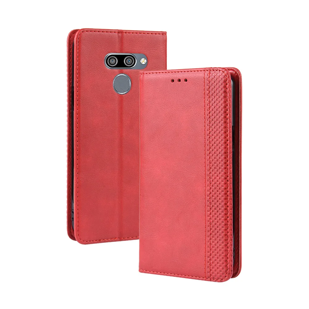 Для LG X6 чехол LG X6 Винтажный стиль из искусственной кожи флип-чехол для LG X6 LMX625N чехол 6,26 дюймов