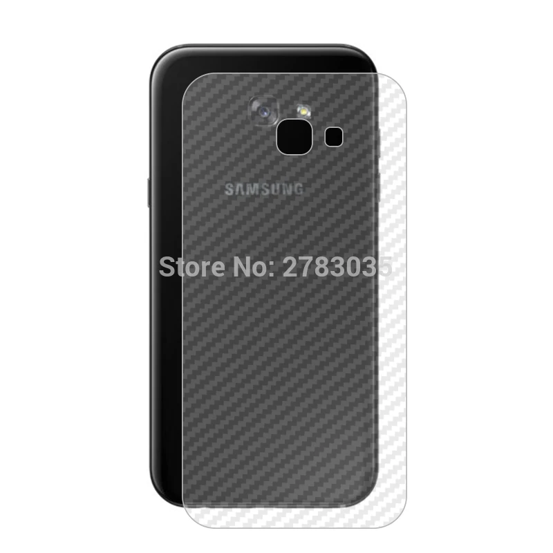 Для Samsung Galaxy A7 2017 A720 1 комплект = мягкая задняя пленка из углеродного волокна +