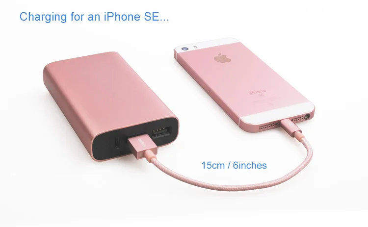 Belkin оригинальный MFi Сертифицированный 8 pin для Lightning USB металлический 15 см короткий