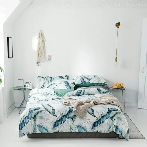 bedding set 3 Комплект постельного белья из хлопка для близнецов, размер queen King, простыня, мягкое постельное белье, пододеяльник, простыня для взрослых и детей, Комплект постельного белья ropa de cama - Цвет: bedding set 3