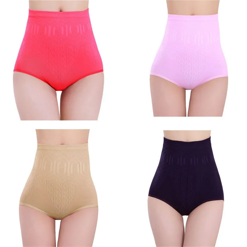 Женское Бесшовное нижнее белье SAGACE Корректирующее с высокой талией Утягивающие