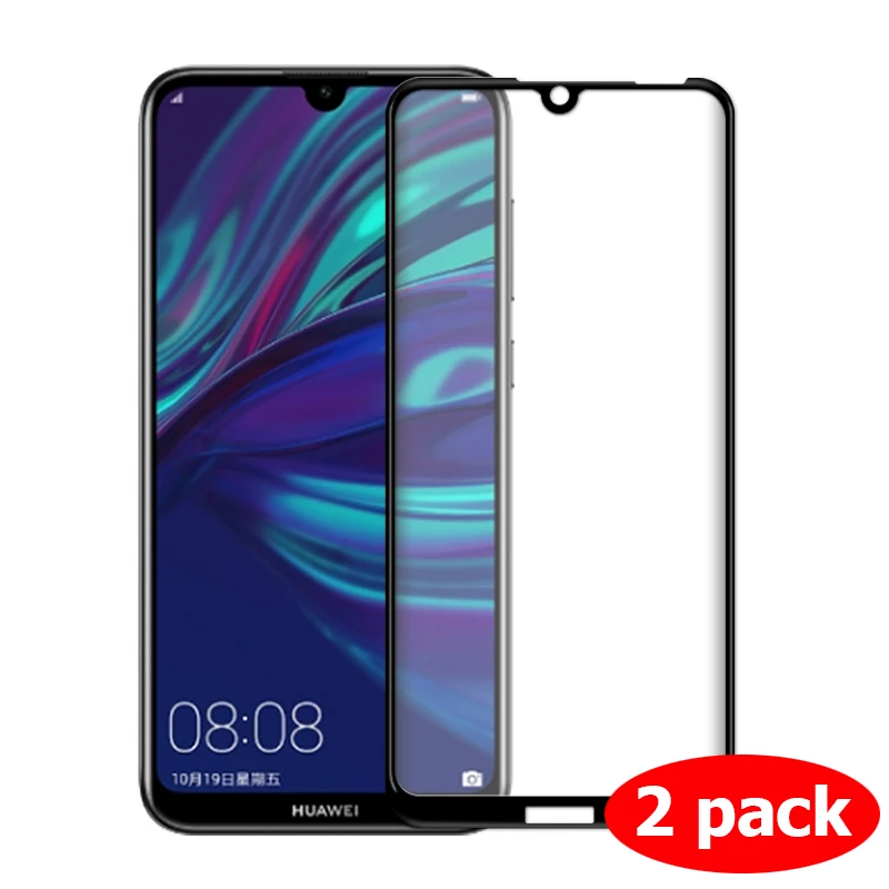 Для Huawei Y6 2019 Защитное стекло для экрана полное покрытие армированное закаленное