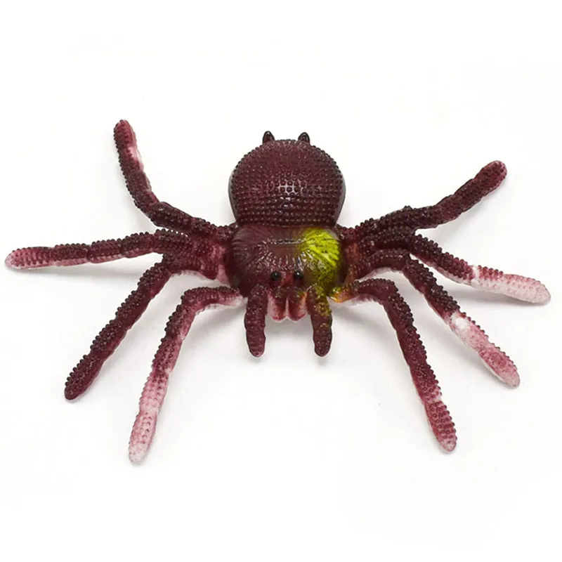 1 шт. красочные TPR Моделирование большой паук насекомые модель игрушки приколы с