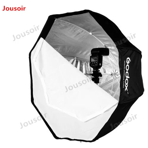 Godox 80 см 31.5in Портативный восьмиугольная Softbox Вспышка Speedlite Зонт Бролли Отражатель