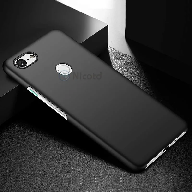 Роскошный пластиковый Матовый телефон случае для Google Pixel 3 Жесткий ПК Тонкий Матовый кожаный защитный чехол Чехлы для Google Pixel3 крышка