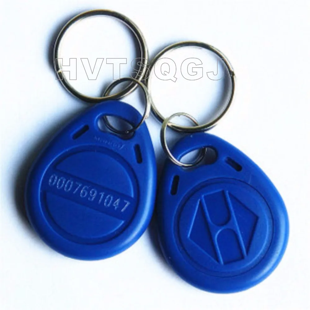 10 шт. Бесплатная доставка, дешевый RFID 125 кГц rfid брелок TK4100