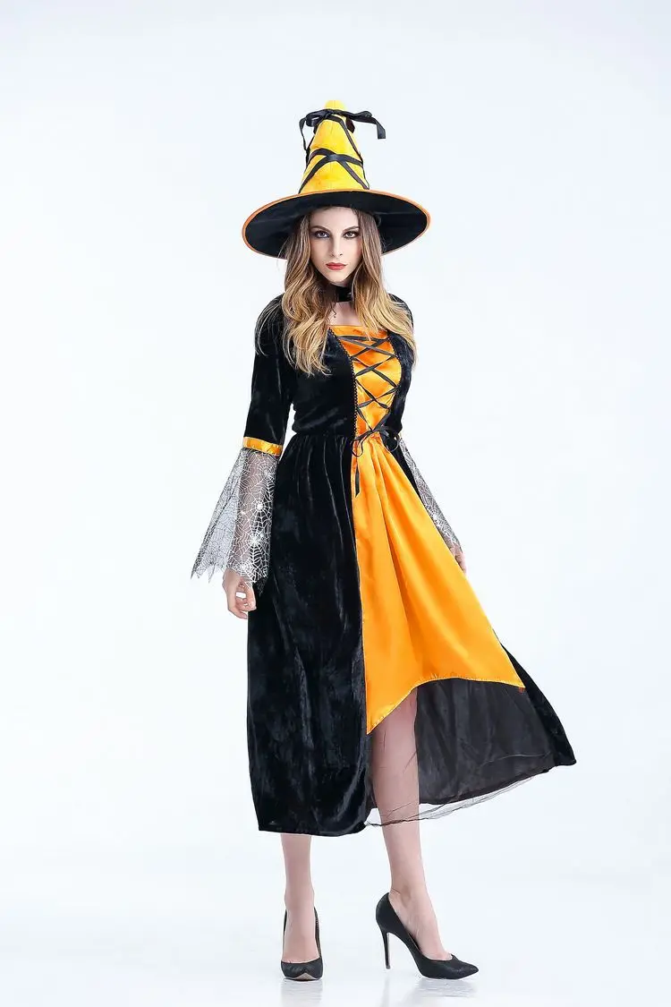 Хэллоуин 2017 страшная ведьма ролевая игра победитель ведьмы косплей магазин