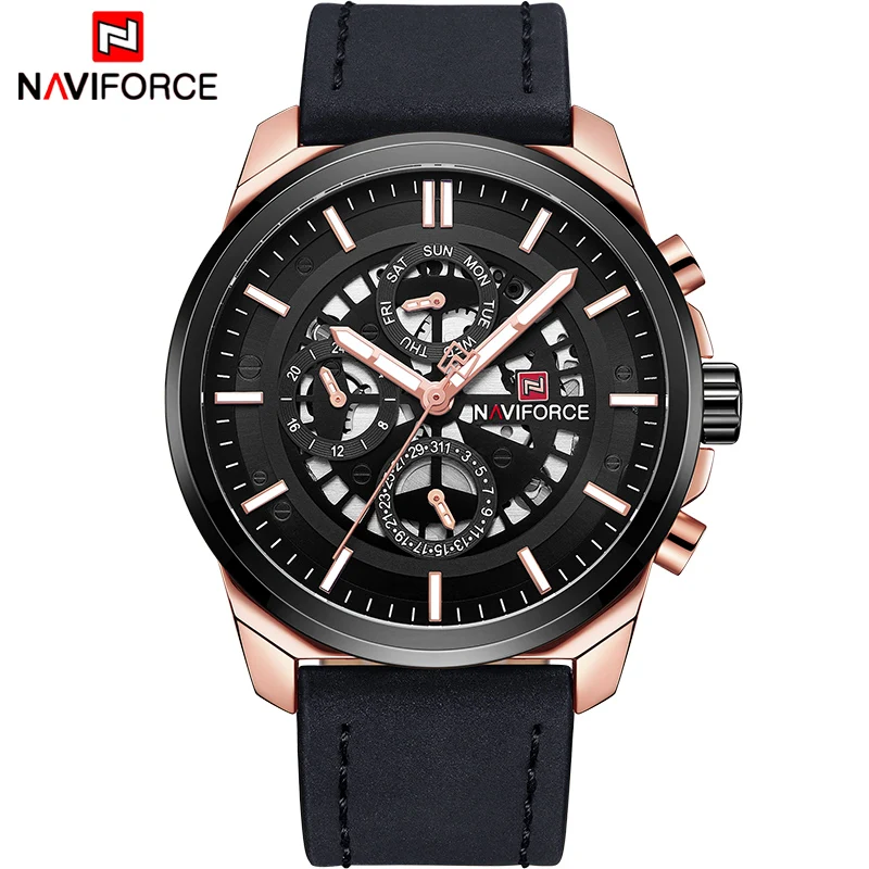 Часы NAVIFORCE мужские спортивные кварцевые водонепроницаемые | Наручные часы