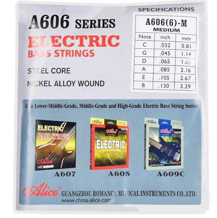 

Six-string electric bass strings BASS bass 6 strings / sets
