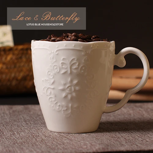 Высококачественные керамические глазурные кофейные кружки молочный фарфор с