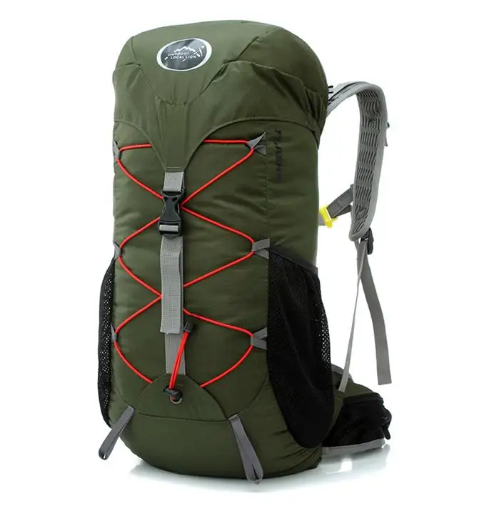 army green E0918 Многофункциональный Большой Вместительный уличный рюкзак для кемпинга, пешего туризма, альпинизма, дорожная сумка для езды, 30л, разноцветный вариант - Цвет: army green