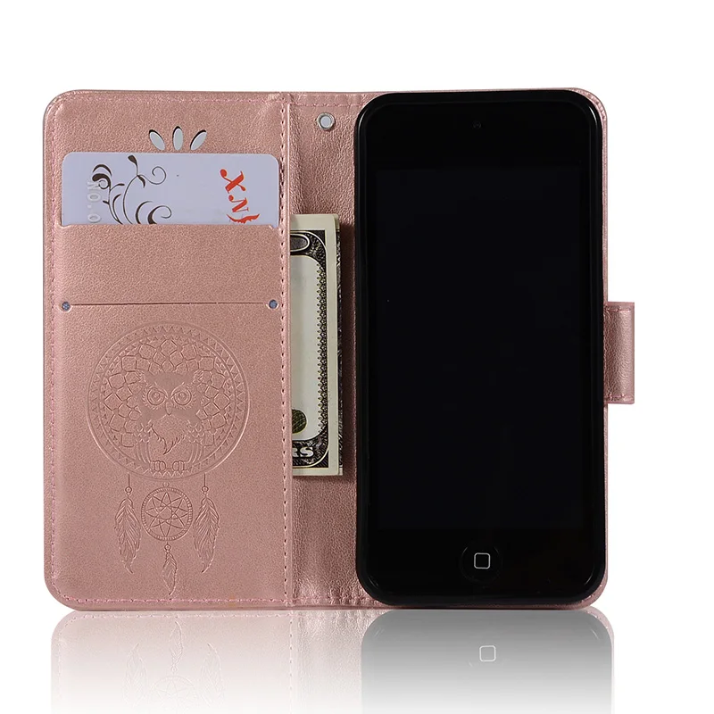 SEASHORE Роскошный чехол для Apple iPod Touch 5/6 Ретро Чехол Флип кожаный бумажник телефона 5