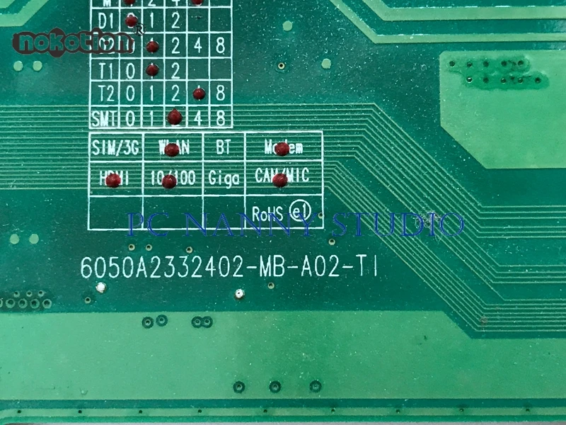 Материнская плата PCNANNY для Toshiba Satellite C650 C655 L650 L655 6050A2332401 V000218010 материнская