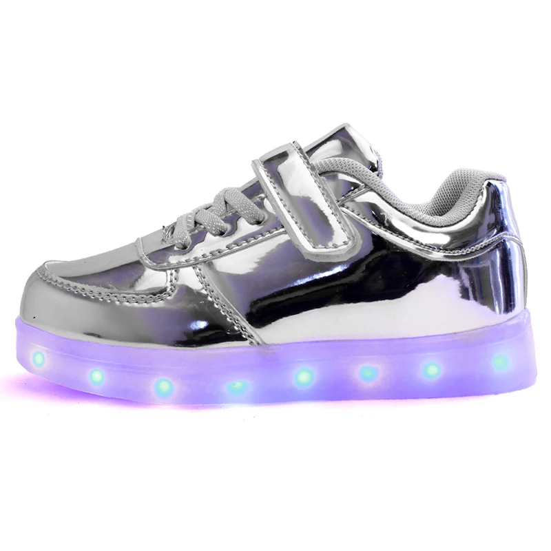 Светящиеся кроссовки с подсветкой для мальчиков и девочек размер 25-35 | Детская