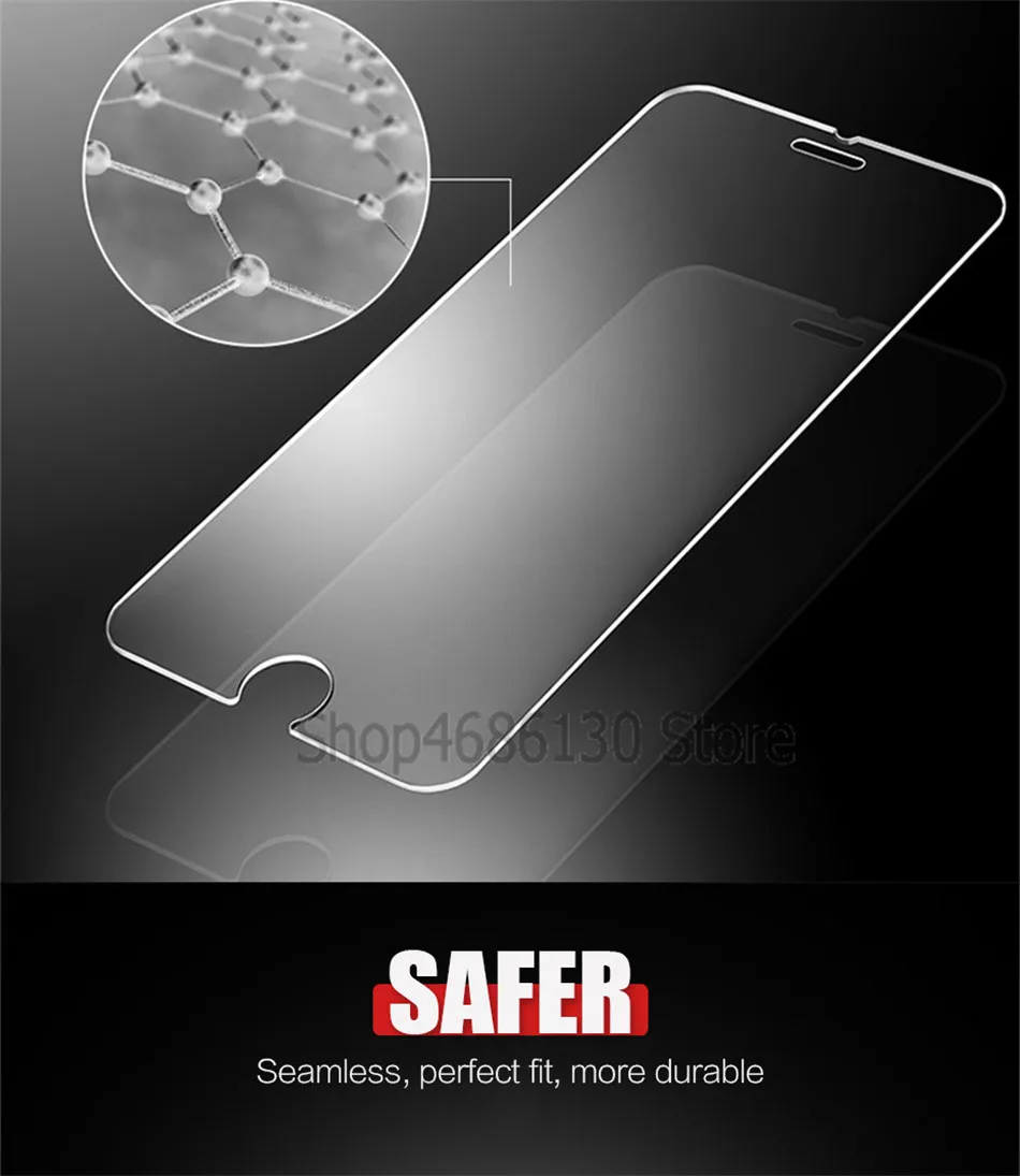 3 шт закаленное стекло для iPhone X XS MAX XR 5 5S SE 5c Защитная пленка для экрана для iPhone 6 6s 7 8 Plus X Xr защита стекла
