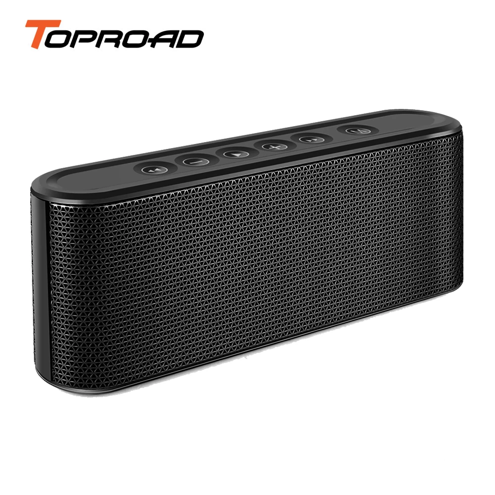 Toproad портативный громкоговоритель Bluetooth беспроводной сабвуфер Звук Музыкальный