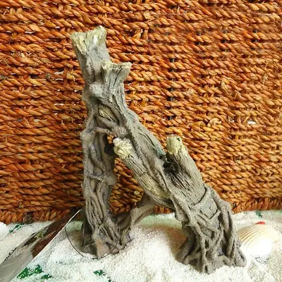 

[High branch] Hermit crab climbing play stump amphibious worms small climbing pet raising box decoration landscaping