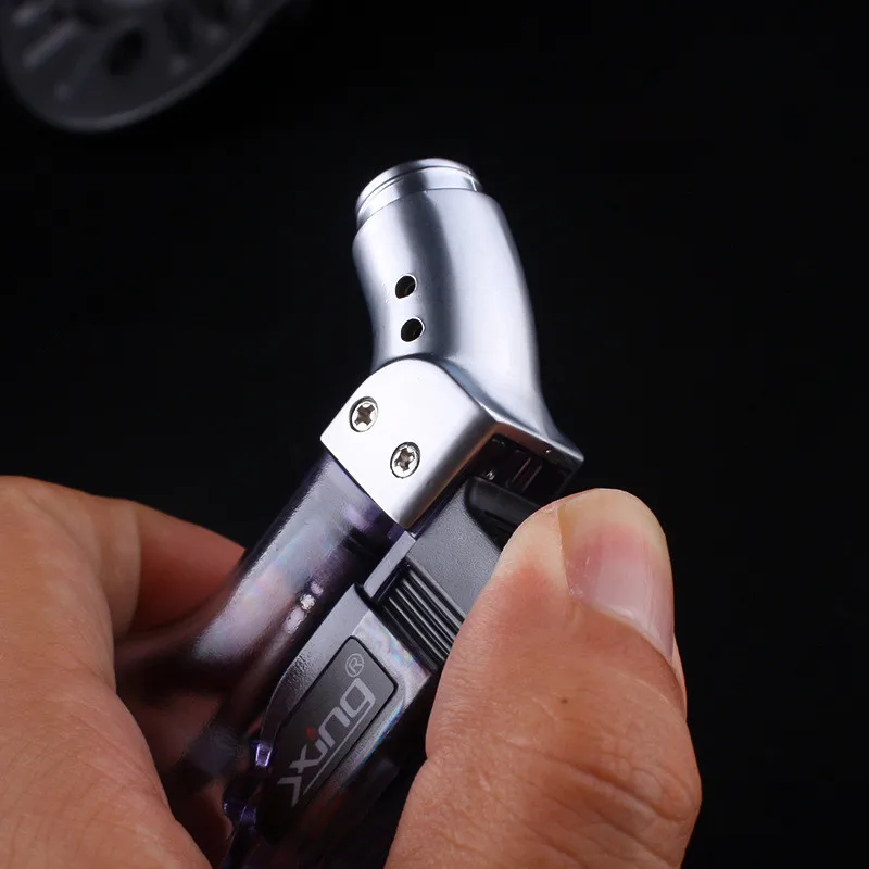 

Compact Butane Jet Lighter Turbo Torch Lighter Fire Windproof Spray Gun Lighter 1300 C NO GAS Wine Bottle