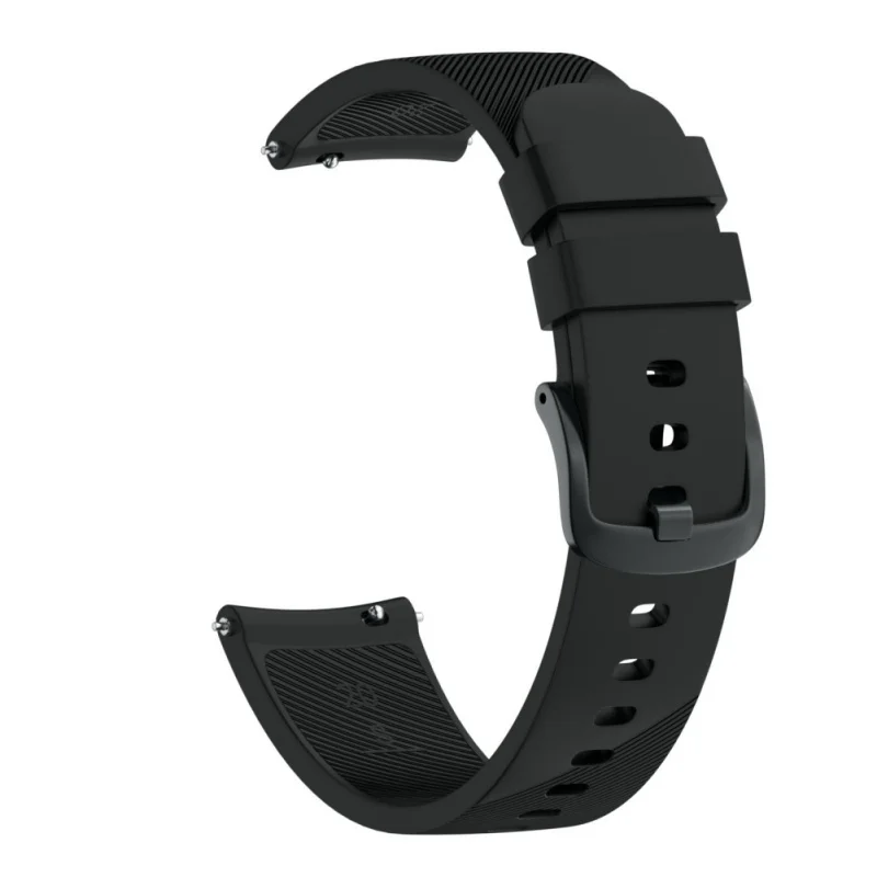 Ремешок силиконовый для Samsung Galaxy Watch Garmin Amazfit сменный Браслет наручных часов