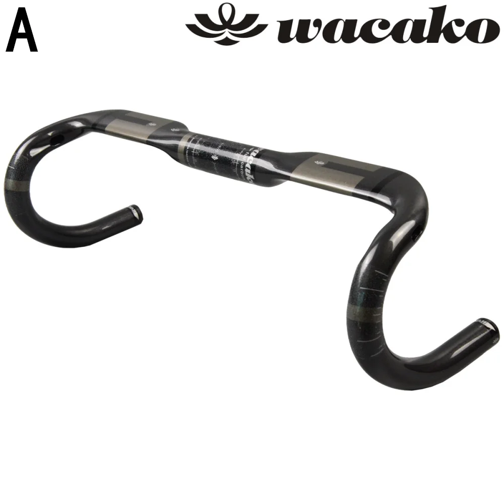 Wacako недорогой полностью карбоновый руль для дороги велосипедные аксессуары