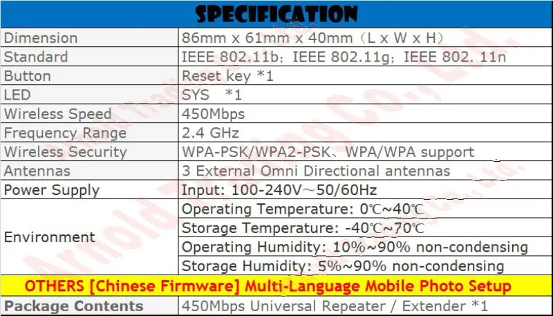 Усилитель беспроводной связи 450 Мбит/с 3 антенны|wireless extender|hotspot wifimobile wifi hotspot |