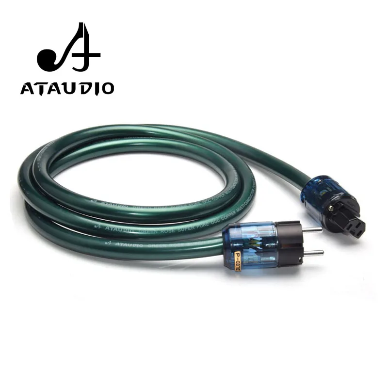 ATAUDIO кабель питания Hi Fi высокочистый OCC шнур с фотоэлементом|Кабели VGA| |