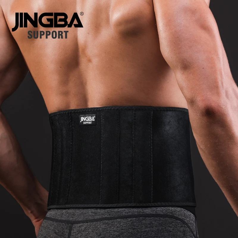 JINGBA поддержка талии триммера поддержка Slim fit брюшной талии Пот пояс Спортивная безопасность спины Поддержка Спортивное защитное снаряжение