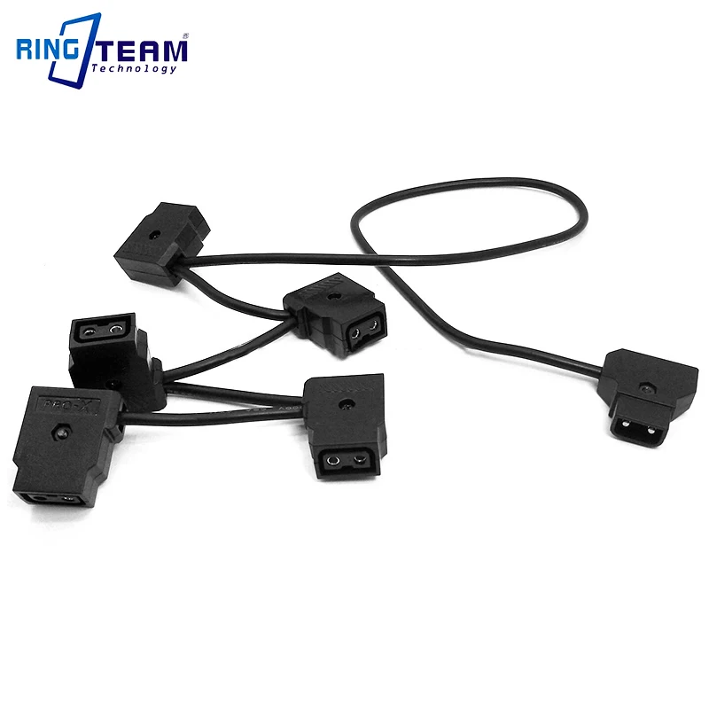 

1to5 DTap Spliter Power D-Tap Male Connector to 5 P / D Tap Female Tip Cable Cord for Anton Bauer Broadcast Film Video Accessory