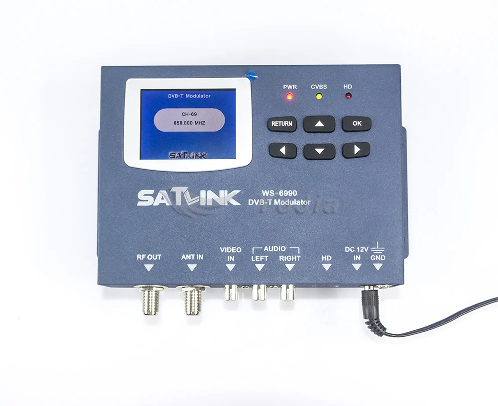 Yojia DVB-T Satlink WS-6990 наземный искатель 1 Route DVB-T модулятор/AV/HD WS-6990 Satlink 6990 цифровой измеритель