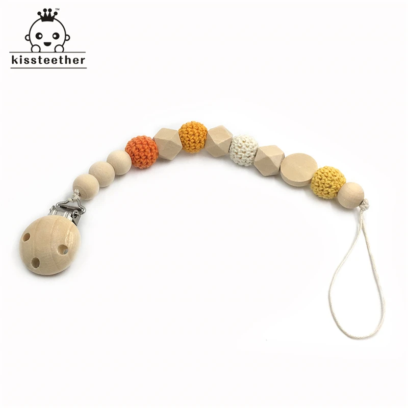 Cuentas de dentici&oacute;n arco&iacute;ris de 14mm (0,55 pulgadas), cuentas de ganchillo para mordedor de beb&eacute;, collar para morder, juguete de dentici&oacute;n ecol&oacute;gico, 36 Uds.-4